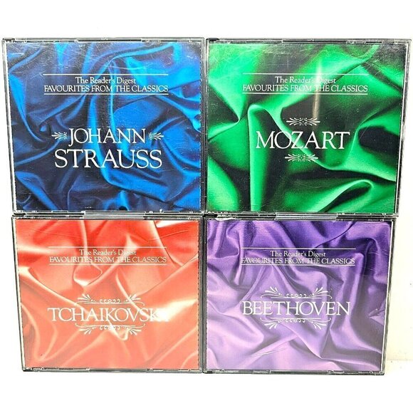 Readers Digest Other - Mozart Johann Strauss Beethoven Tchaikovsky Readers Digest CD 11  Discs = NM & M